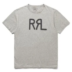 RRL S/S RANCH BRAND LOGO T-SHIRT