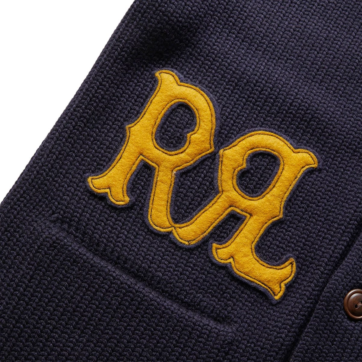 RRL WOOL 3-GUAGE SHAWL SWEATER - Image 4