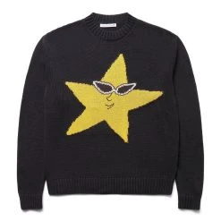 SKY HIGH FARM WORKWEAR RECYCLED COTTON INTARSIA SWEATER KNIT