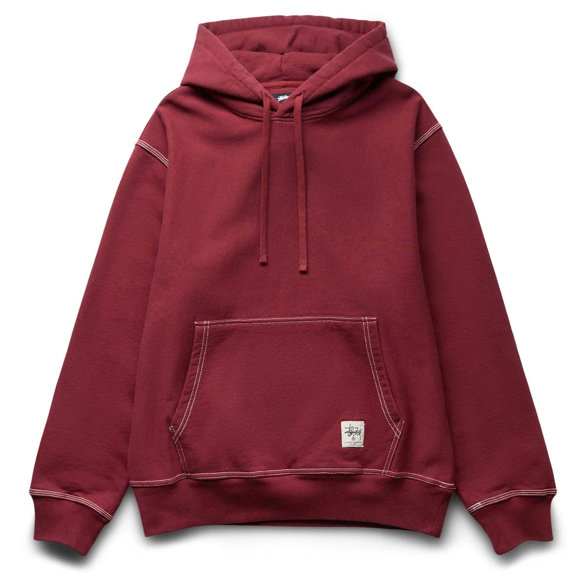 Stüssy CONTRAST STITCH LABEL HOODIE