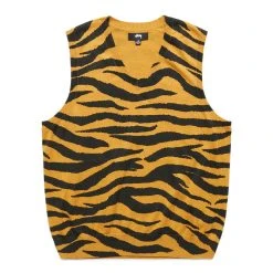 Stüssy TIGER PRINTED SWEATER VEST