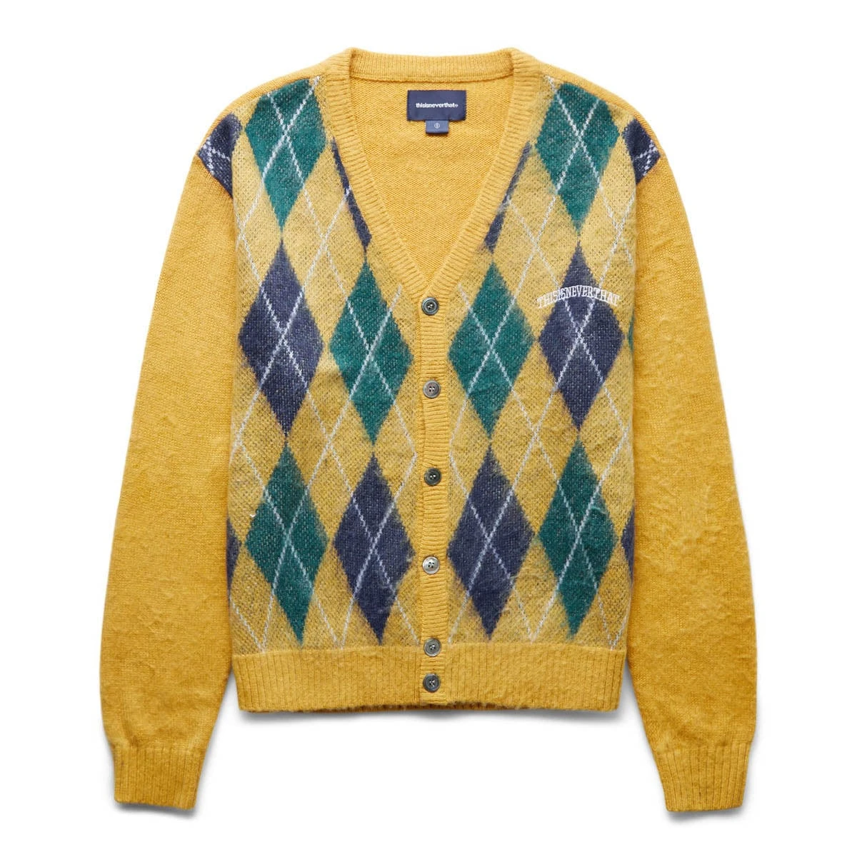 Thisisneverthat ARGYLE CARDIGAN