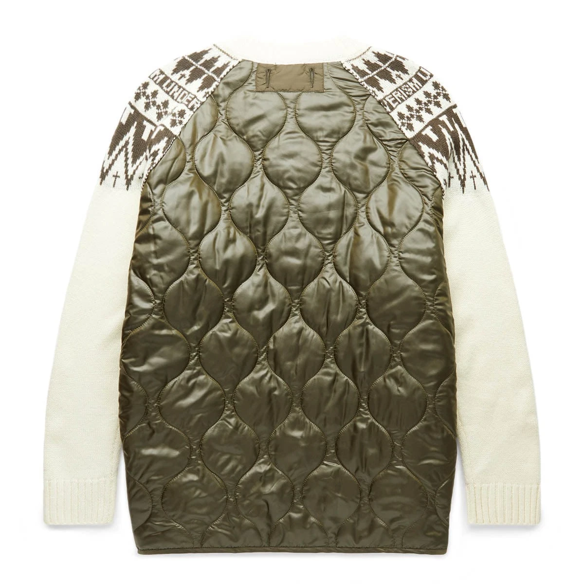 Undercover UI2B4902 QUILTED NORDIC SWEATER - Image 2