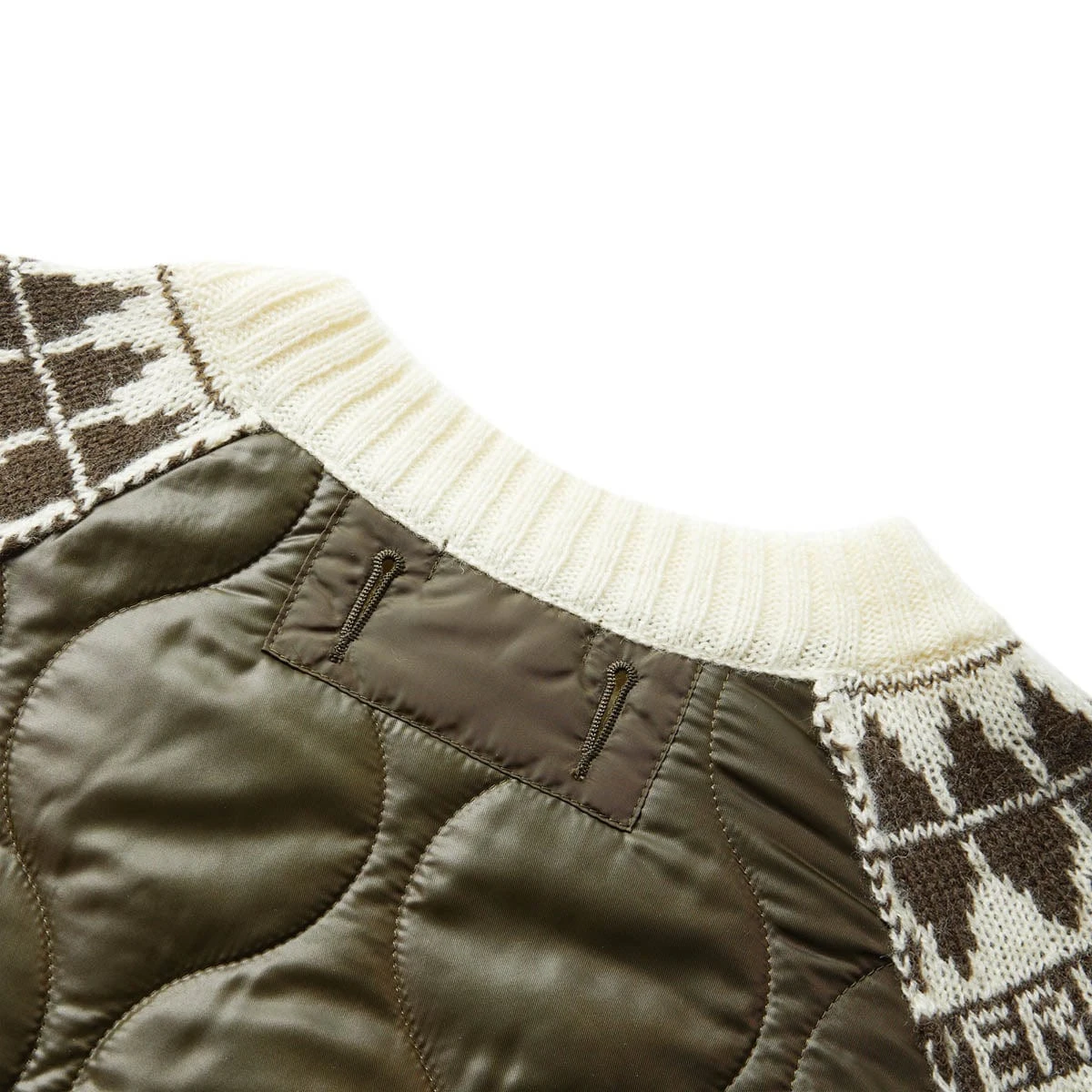 Undercover UI2B4902 QUILTED NORDIC SWEATER - Image 5