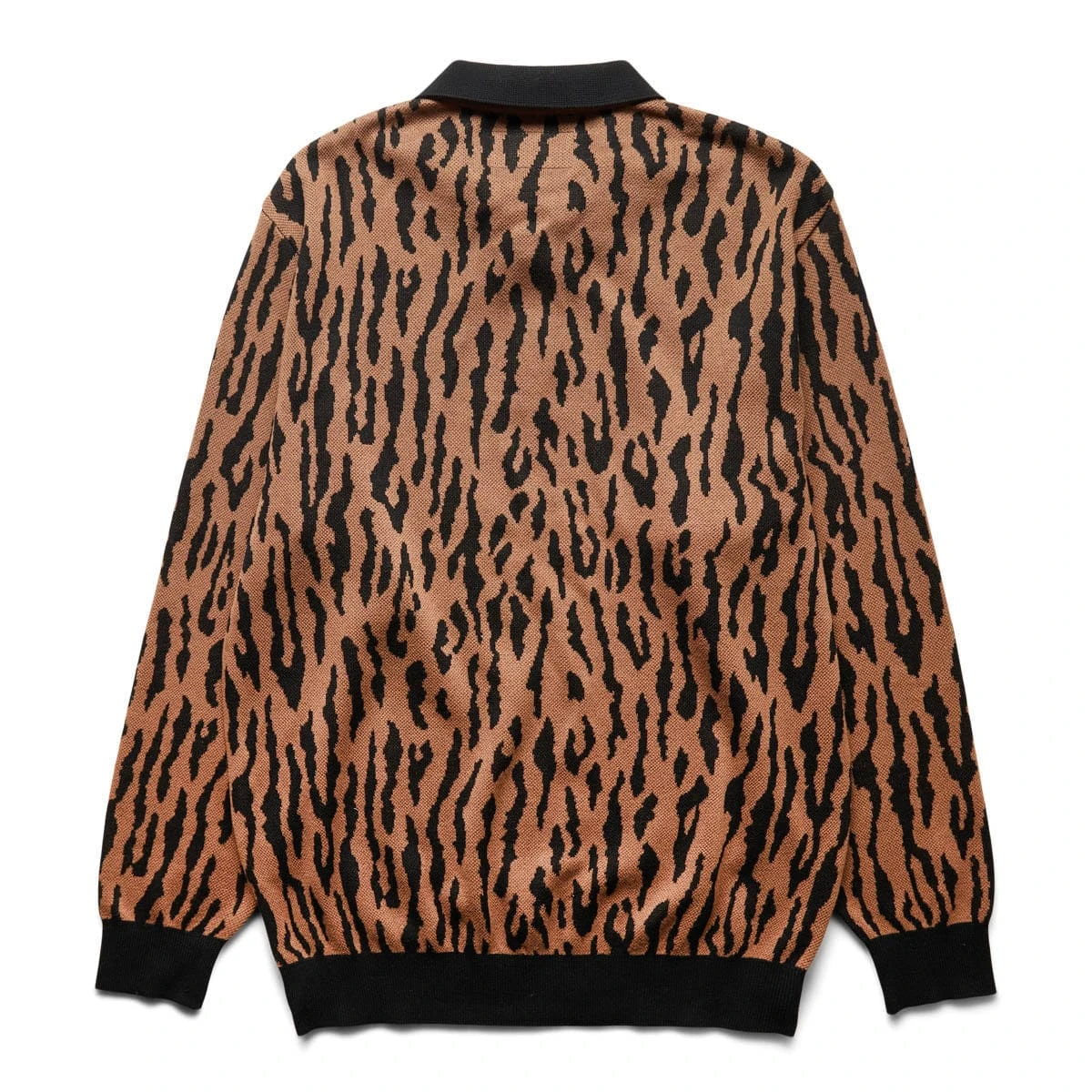 Wacko Maria LEOPARD KNIT POLO SHIRT - Image 2