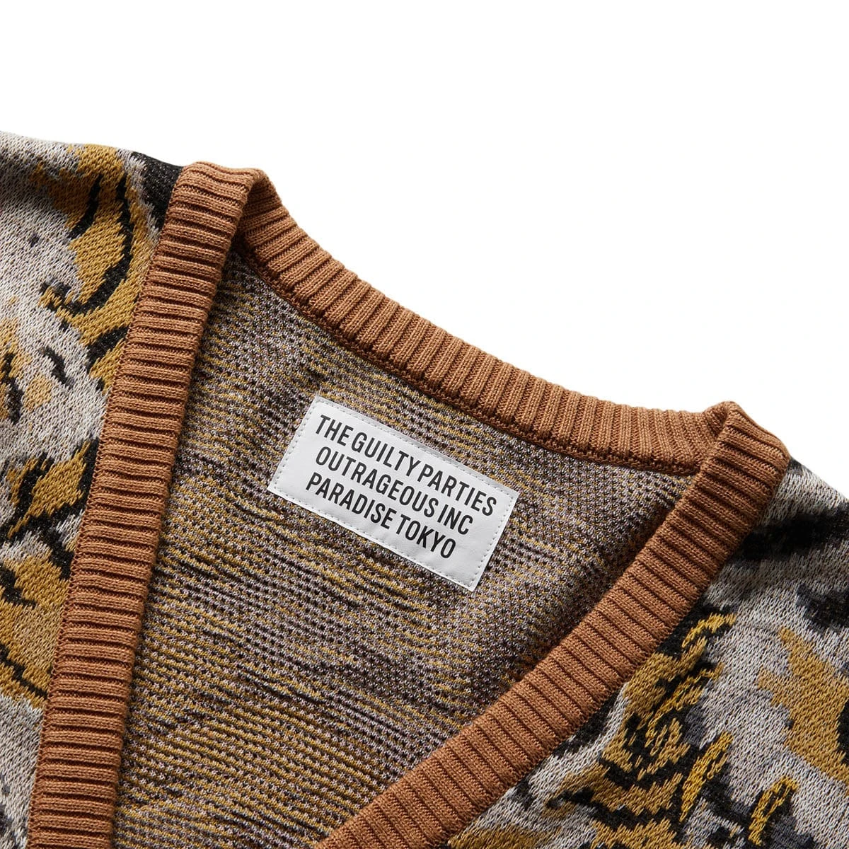 Wacko Maria TIM LEHI / JACQUARD CARDIGAN ( TYPE-2 ) - Image 4