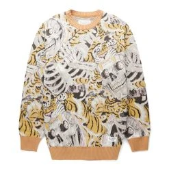 Wacko Maria TIM LEHI JACQUARD SWEATER (TYPE-2)